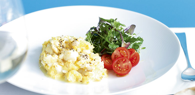 Scrambled Eggs With Spanner Crab Recipe